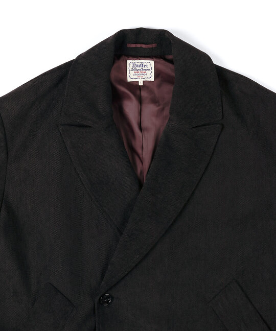 起毛ツイル ロングコート