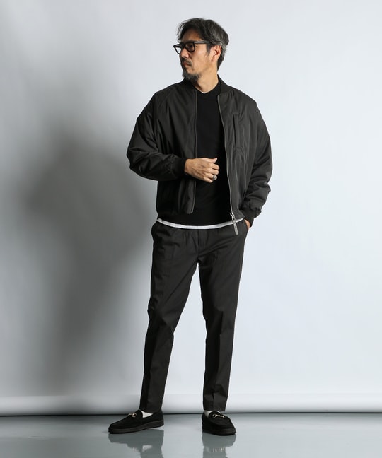 コットンナイロン 中綿入り MA-1ジャケット