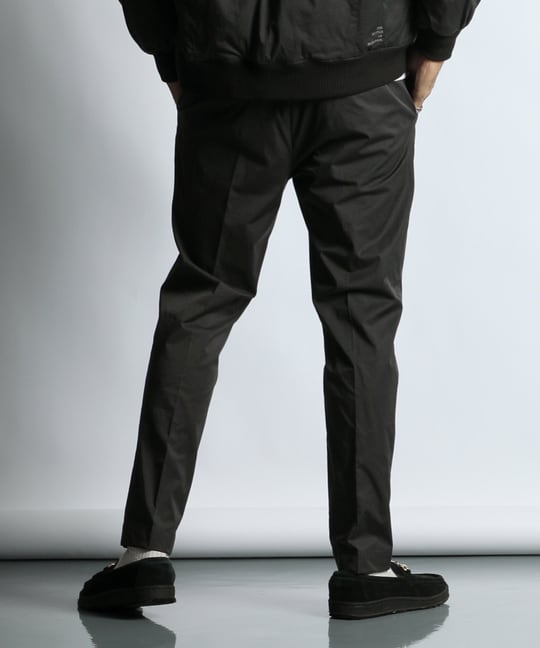 コットンナイロン スリム イージースラックス