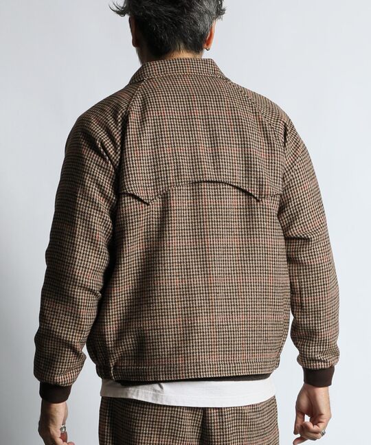 テックツイード ショートブルゾン