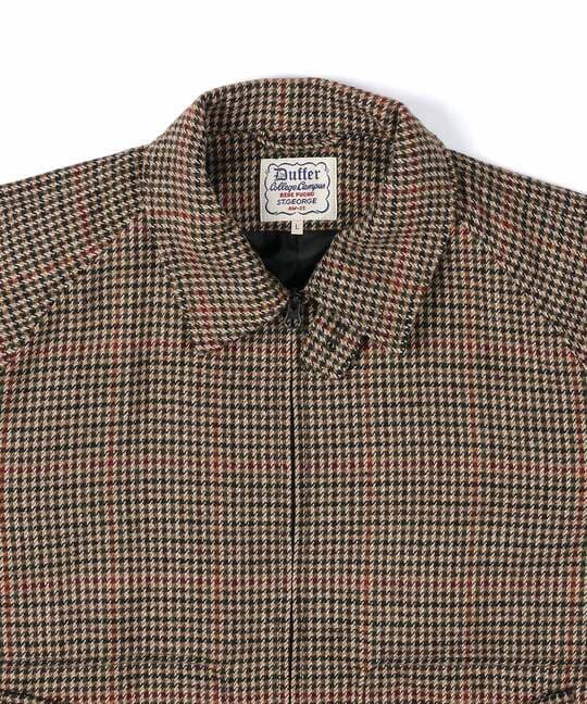 テックツイード ショートブルゾン