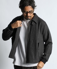 テックツイード ショートブルゾン