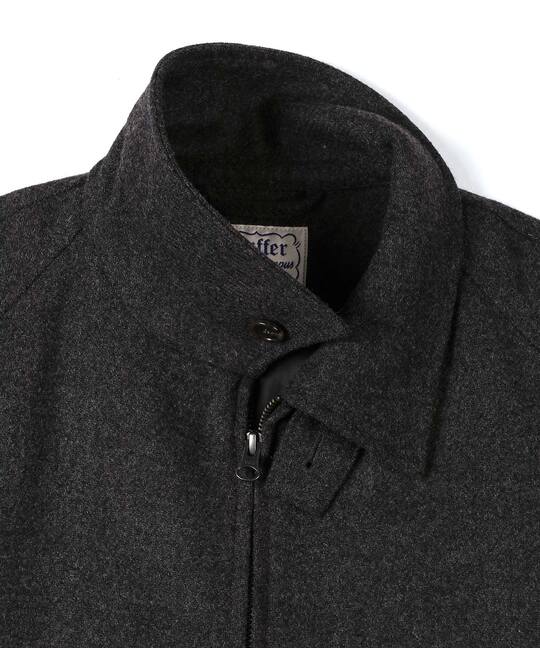 テックツイード ショートブルゾン