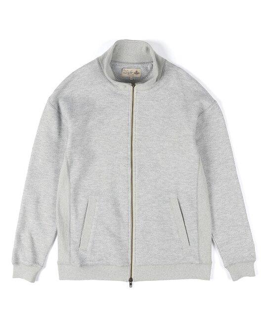 スタンドカラー フルジップ トップス