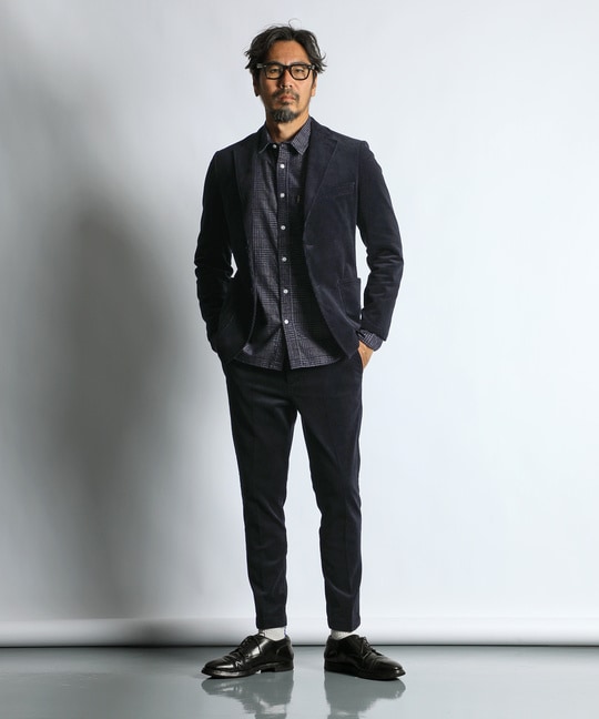 ストレッチコーデュロイ セットアップ イージースラックス