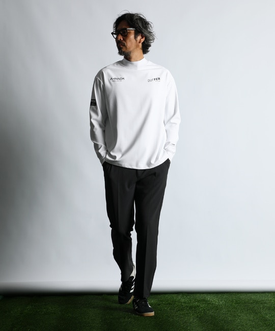 〔BLACK LABEL〕："A-PACK" モックネック ロンTEE