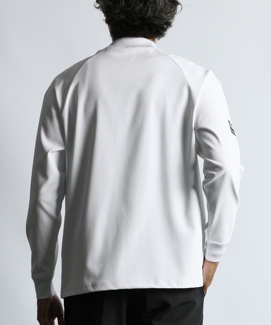 〔BLACK LABEL〕："A-PACK" モックネック ロンTEE