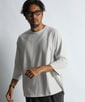 2重編み ラグランスリーブ 7分袖Tシャツ