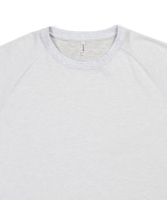 2重編み ラグランスリーブ 7分袖Tシャツ