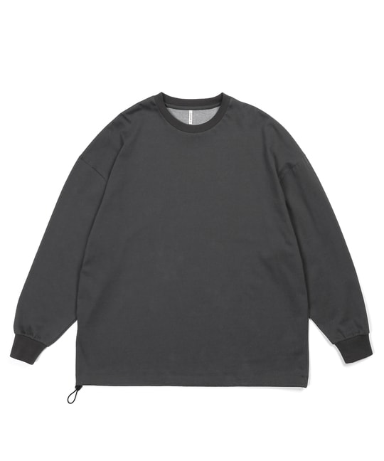 2重編み 裾ドローコード付き ロンTEE
