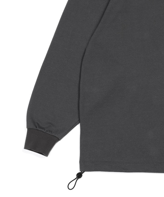 2重編み 裾ドローコード付き ロンTEE