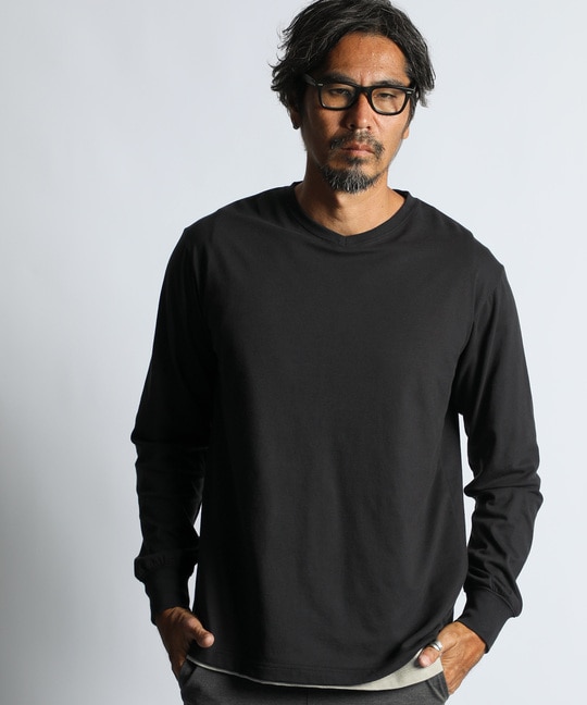 「OPTIMA COOL」オプティマクール Vネック ロンTEE