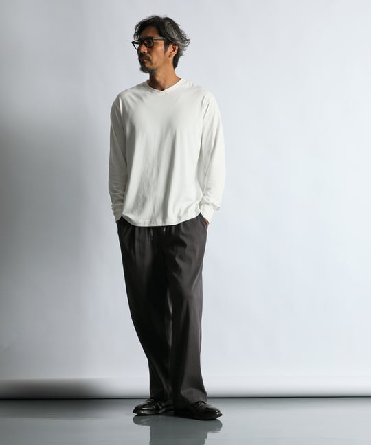 「OPTIMA COOL」オプティマクール Vネック ロンTEE