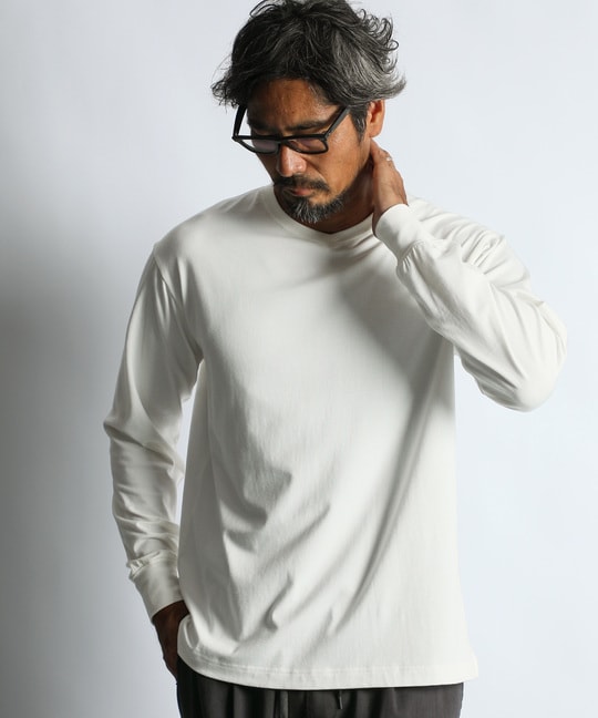 「OPTIMA COOL」オプティマクール Vネック ロンTEE