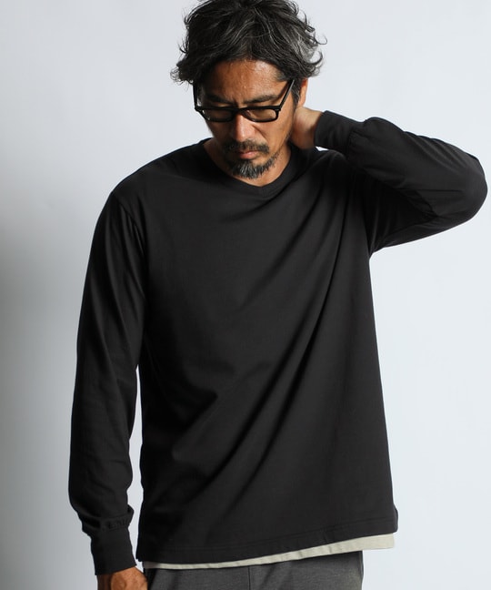 「OPTIMA COOL」オプティマクール Vネック ロンTEE