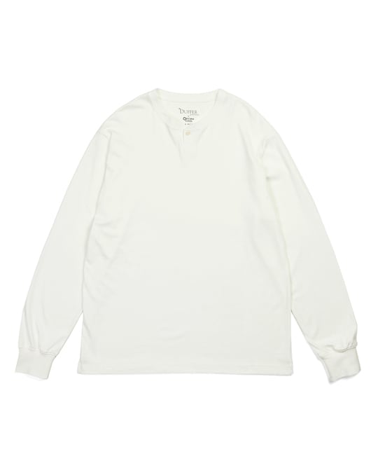 「OPTIMA COOL」オプティマクール ヘンリーネック ロンTEE