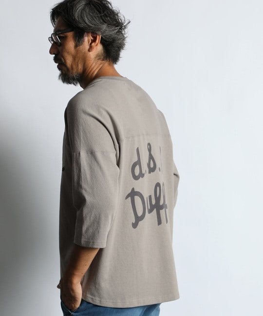 7分袖 ヘンリーネック アーカイブTシャツ