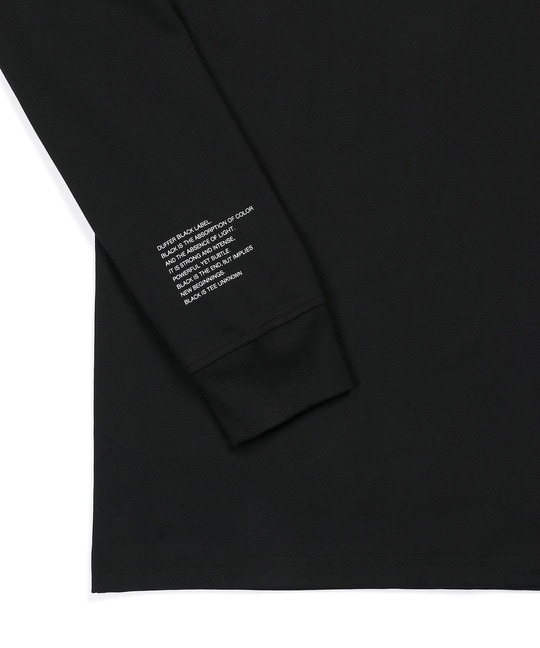 〔BLACK LABEL〕：速乾 マルチロゴ ロングスリーブTシャツ