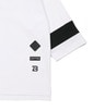 〔BLACK LABEL〕：セットアップ ポンチ素材 7分袖Tシャツ