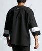 〔BLACK LABEL〕：セットアップ ポンチ素材 7分袖Tシャツ