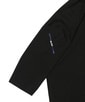 〔BLACK LABEL〕：セットアップ ポンチ素材 ラウンドヘム 7分袖Tシャツ