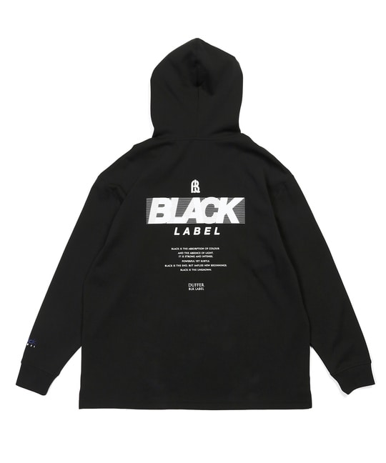 〔BLACK LABEL〕：セットアップ ポンチ素材 プルオーバーパーカー