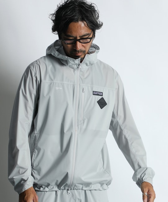 〔BLACK LABEL〕：セットアップ 2層構造パーテックスライトシェルパーカー