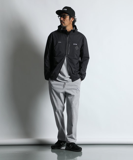 ダファーブラックレーベル2層構造パーテックスライトシェルセットアップセットＬ ダファーブラックレーベル2層構造パーテックスライトシェル