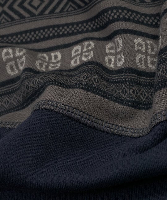 オリジナル ジャガード 切替デザイン パーカー