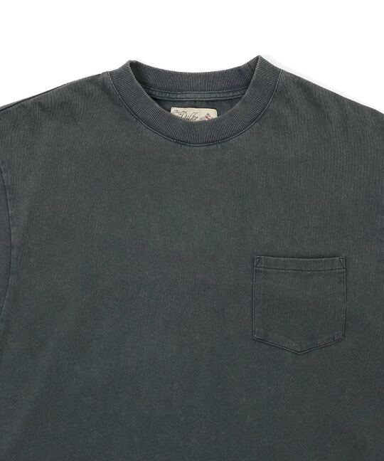 ポンチ素材 スノー加工 ルーズフィットロンTEE