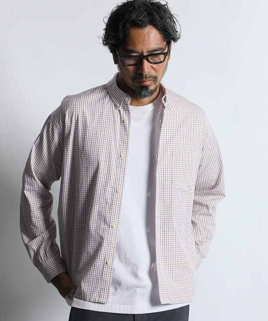 オックス タッターソール ボックスシルエットシャツ