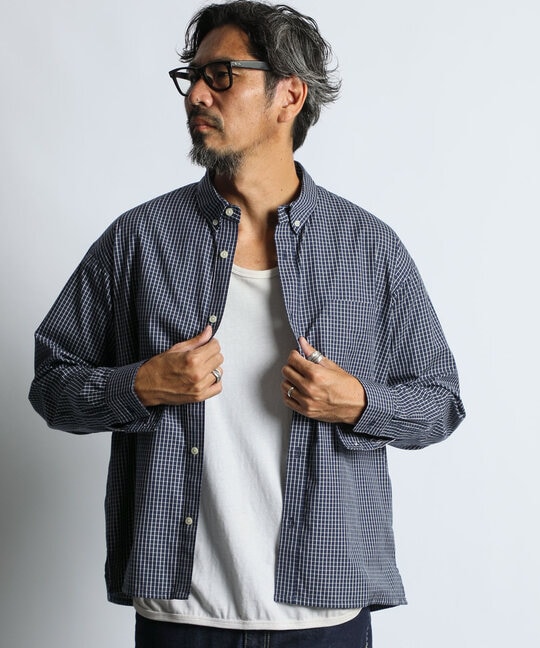オックス タッターソール ボックスシルエットシャツ