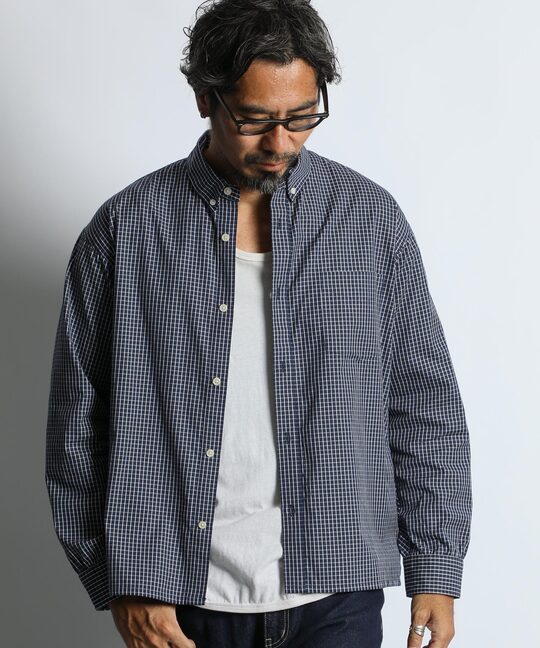 オックス タッターソール ボックスシルエットシャツ