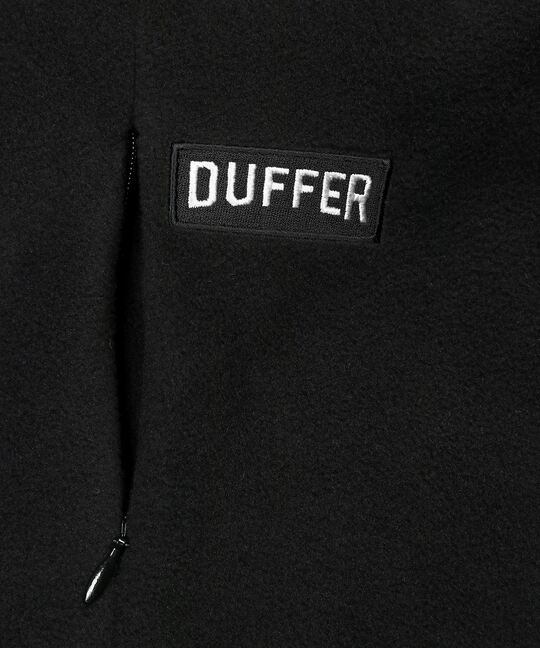 〔BLACK LABEL〕：POLARTEC スタンドカラー ジップトップス