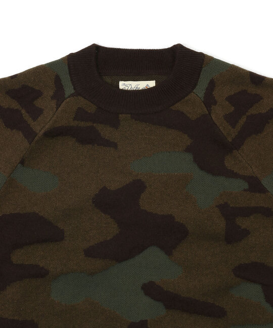 迷彩柄 ウッドランドカモ ジャガードニット ｜The DUFFER of St.GEORGE
