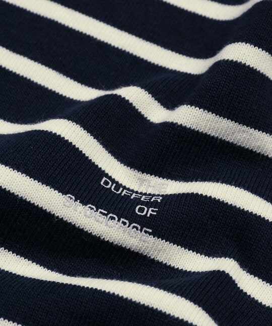 ボーダー タートルネック ロンTEE