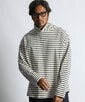ボーダー タートルネック ロンTEE