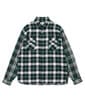 切替デザイン フランネル チェックシャツ