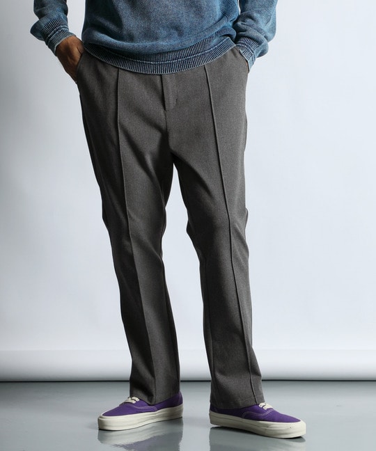 360°伸縮 ハイテンションストレッチ センタークリースパンツ