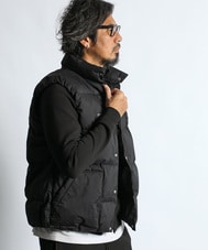 〔BLACK LABEL〕：2層構造パーテックス スタンドネックベスト