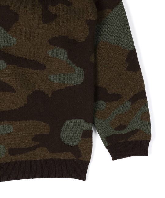 迷彩柄 ウッドランドカモ ニットカーディガン