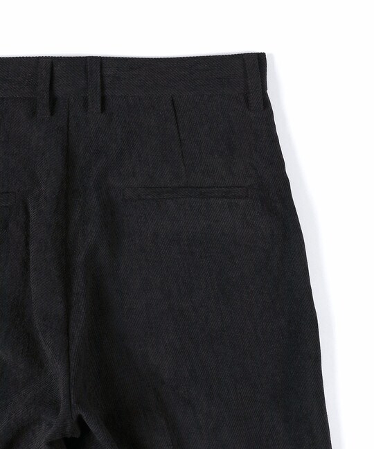 起毛ツイル ワンタック スラックス