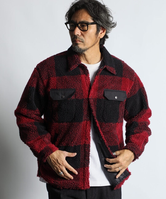 クラシックタータンチェック ボアフリース CPOアウター