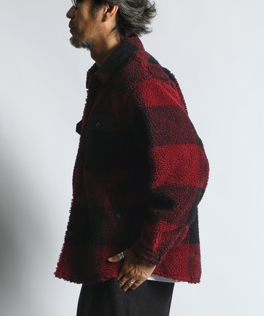 クラシックタータンチェック ボアフリース CPOアウター