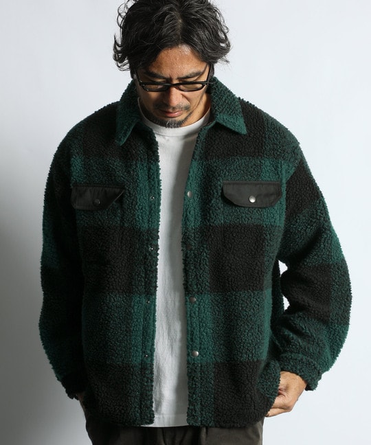 クラシックタータンチェック ボアフリース CPOアウター