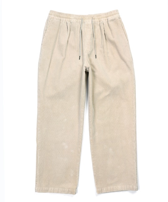 ストレッチコーデュロイ イージー ワイドパンツ