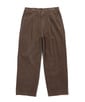 モールスキン ワンタック イージーワイドパンツ