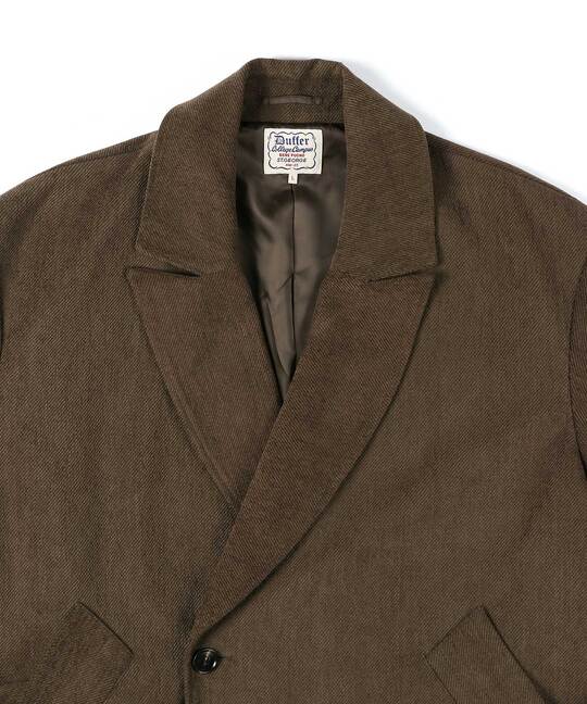 起毛ツイル ロングコート