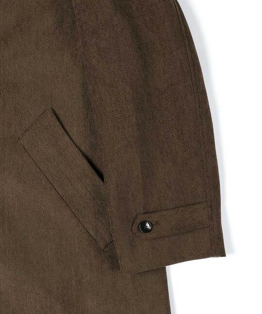 起毛ツイル ロングコート