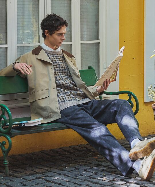 ブリティッシュ カバーオール ジャケット